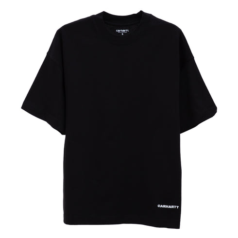 Carhartt WIP S/S Link Script T-Shirt Black/White I031373_00A_XX Degli Uberti